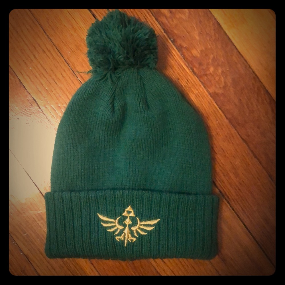 Legend of Zelda Green Beanie with Pom